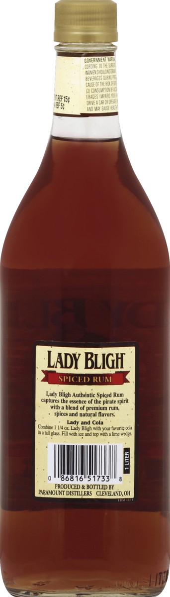 slide 5 of 8, Lady Bligh Rum 1 lt, 1 l
