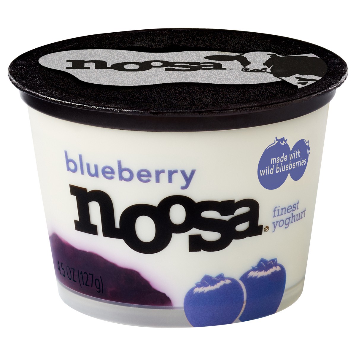 slide 1 of 9, Noosa Blueberry Finest Yoghurt 4.5 oz, 4.5 oz