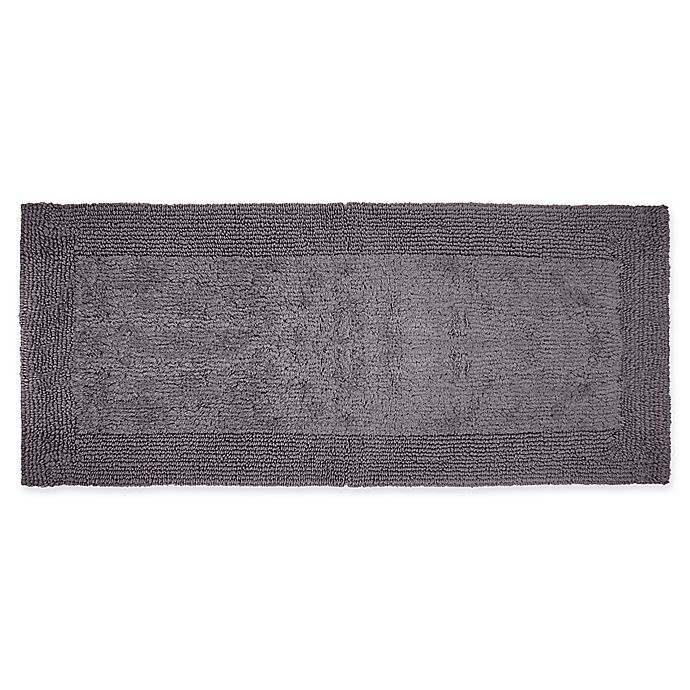 slide 1 of 1, Wamsutta Ultra Fine Reversible 24 x 60'' Bath Rug - Charcoal'', 1 ct