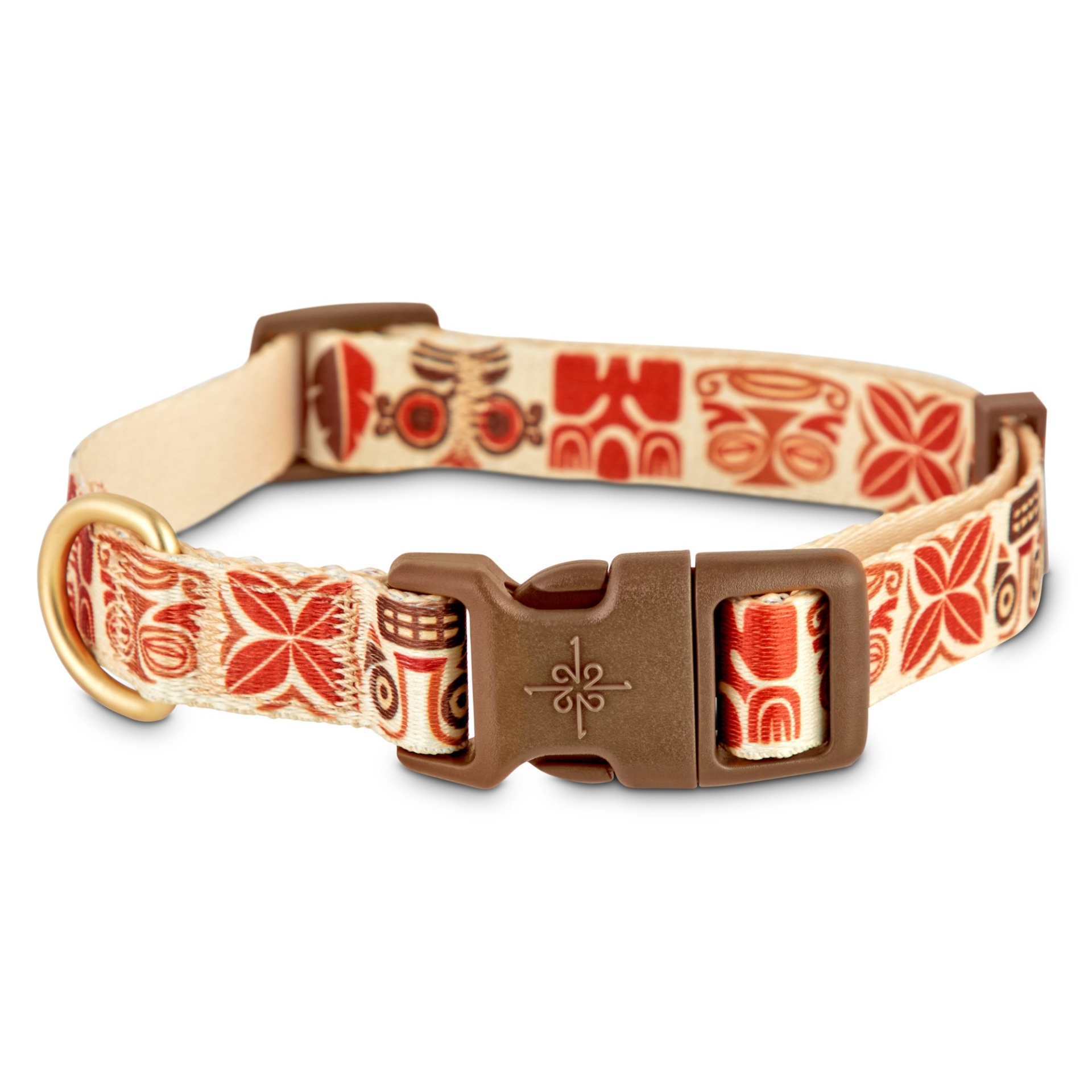 slide 1 of 1, Good2Go Tiki-Print Dog Collar, LG