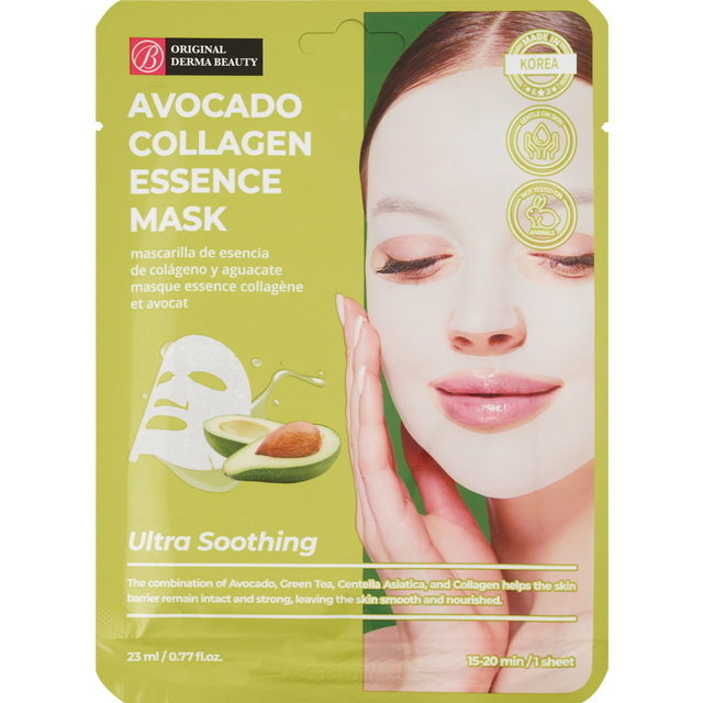 slide 1 of 1, Avocado Collagen Essence Mask 1Pk E, 0.78 oz