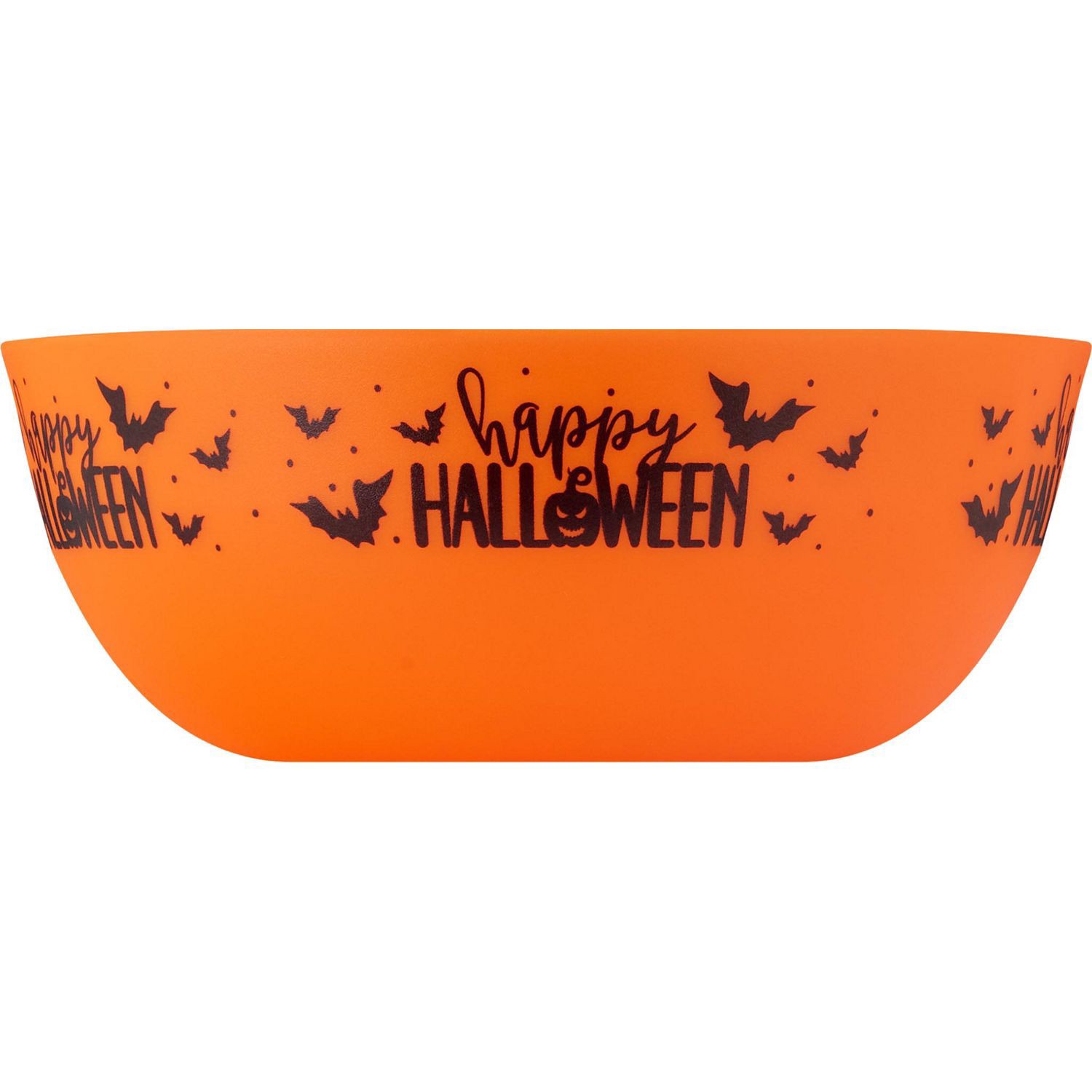 slide 1 of 1, SPOOKY VILLAGE Halloween Candy Bowl - Black, 1 ct