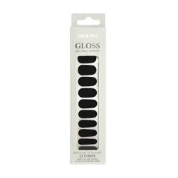 Vivid Tella Flat Black Nail Wrap
