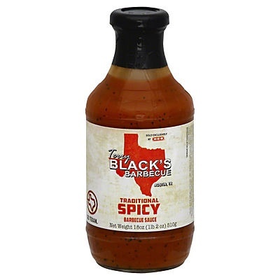 slide 1 of 1, Terry Black's Barbecue Traditional Spicy Sauce, 18 oz
