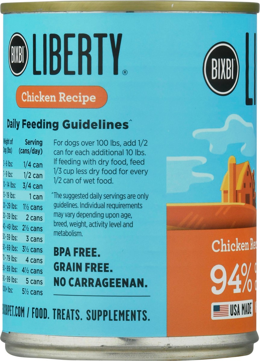 slide 10 of 13, Liberty Chicken Recipe Dog Food 12.5 oz, 12.5 oz