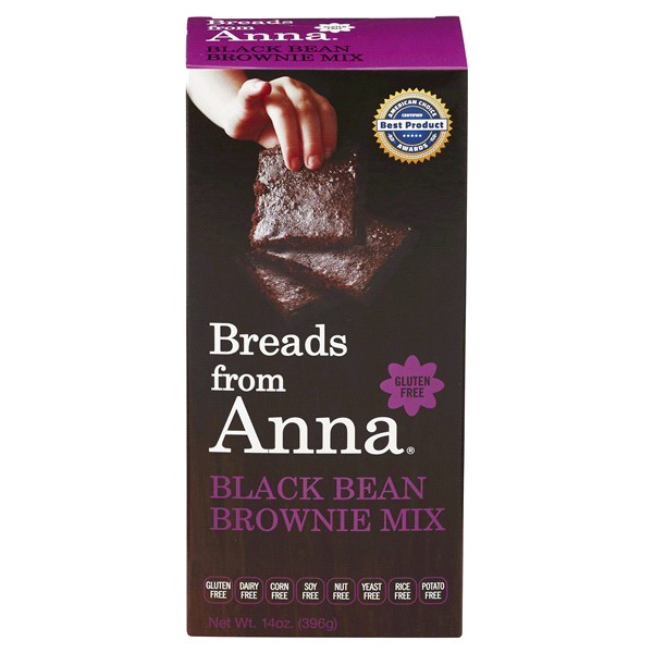 slide 1 of 3, Breads from Anna Black Bean Brownie Mix, 14 oz