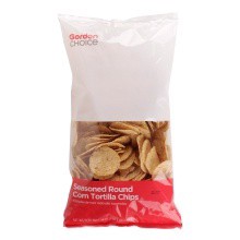slide 1 of 1, GFS Round Corn Tortilla Chips, 24 oz