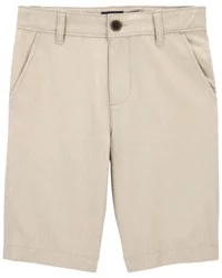 Oshkosh Kid Stretch Chino Shorts Khaki 14