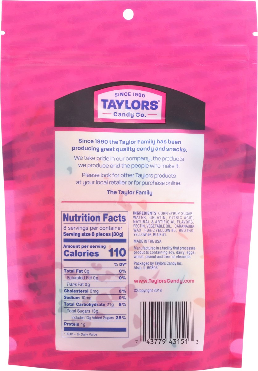 slide 12 of 12, Taylor Gummi Bears, 8 oz
