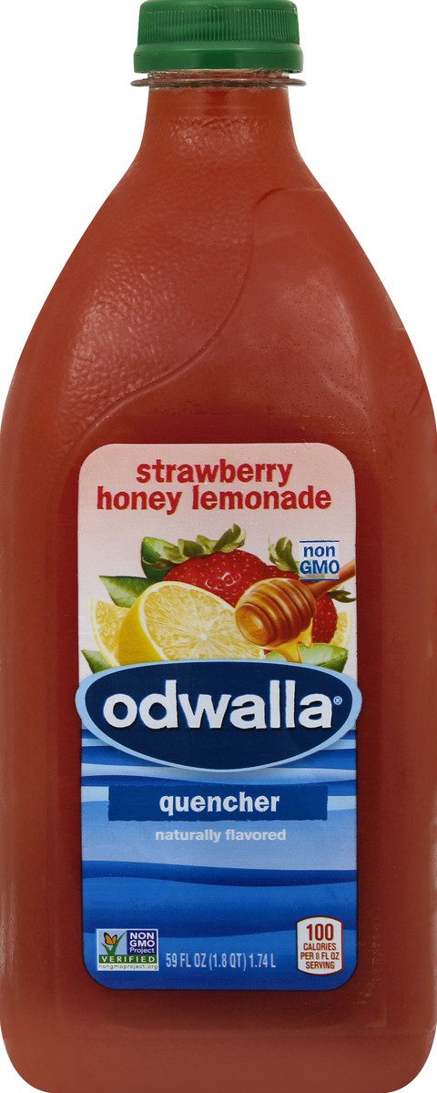 slide 4 of 4, Odwalla Strawberry Honey Lemonade Quencher, 59 fl oz