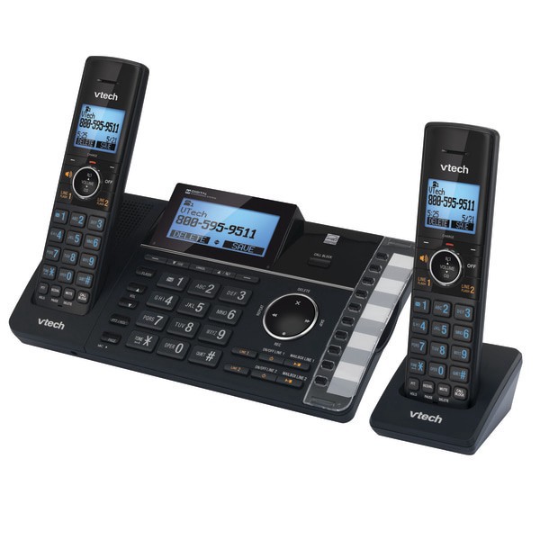 slide 2 of 4, VTech Ds6251-2 Dect 6.0 Expandable 2-Line Cordless Phone With Answering System, 80-1375-00, 1 ct