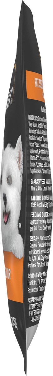 slide 9 of 15, Cesar Filets in Gravy Rotisserie Chicken Flavor Canine Cuisine 1.76 oz, 1.76 oz