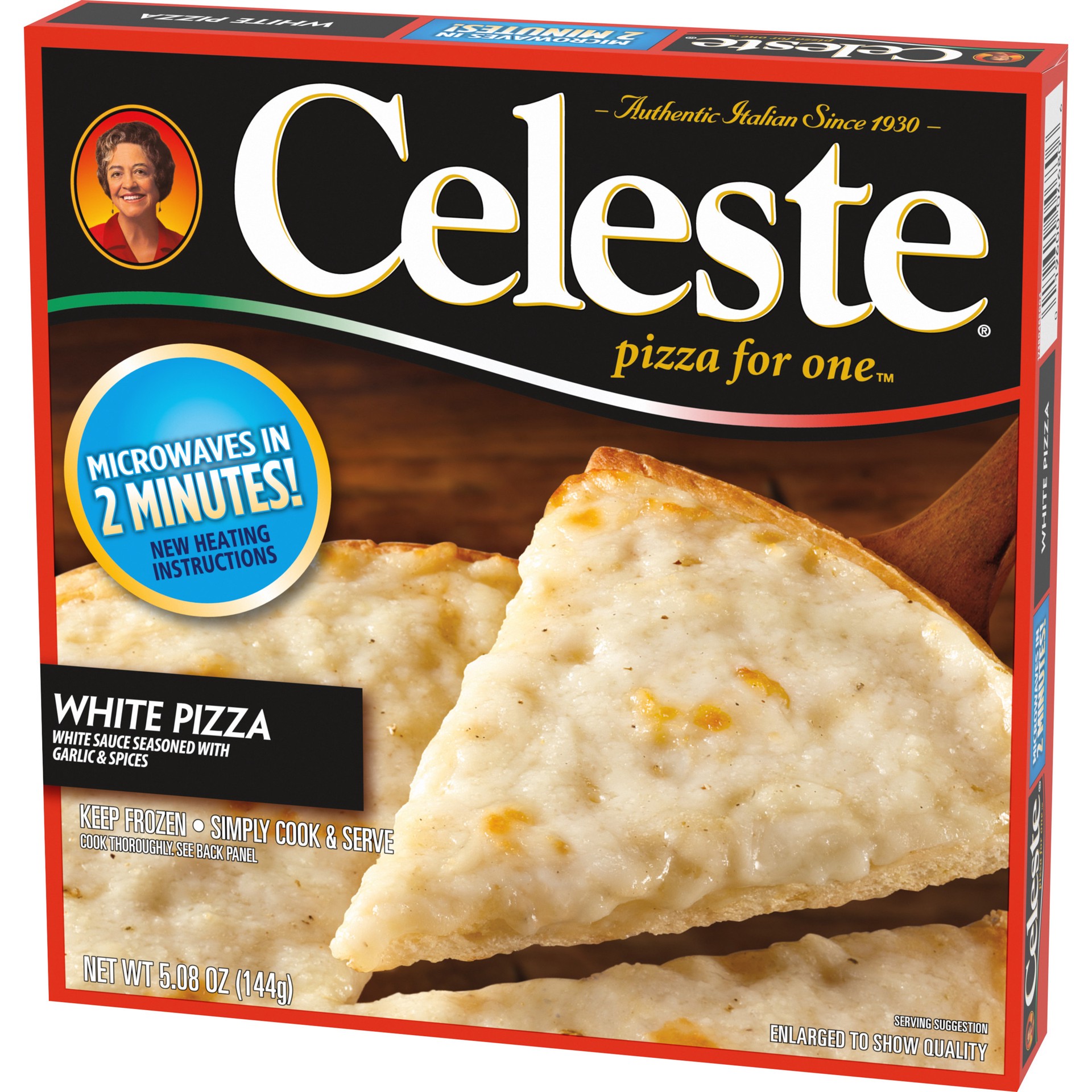 slide 3 of 5, Celeste Pizza for One White Pizza 5.08 oz, 5.08 oz