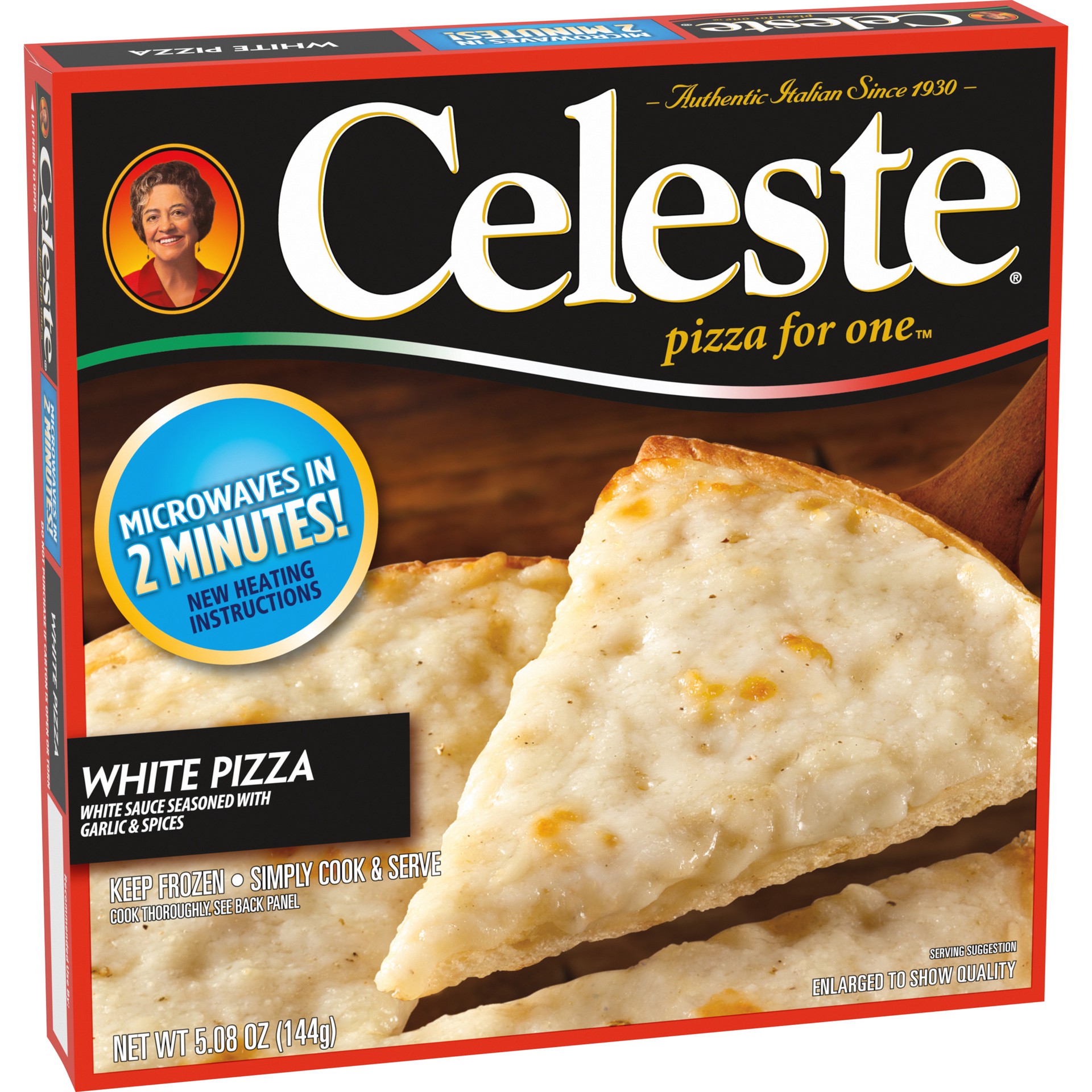 slide 4 of 5, Celeste Pizza for One White Pizza 5.08 oz, 5.08 oz