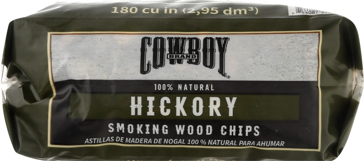 slide 4 of 9, Cowboy Charcoal Duraflame Cowboy Hickory Wood Chips, 180 cu in