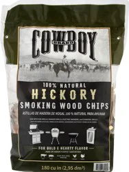 Cowboy Charcoal Hickory Smoking Wood Chips 1 ea