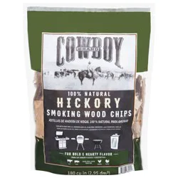 Cowboy Charcoal Hickory Smoking Wood Chips 1 ea