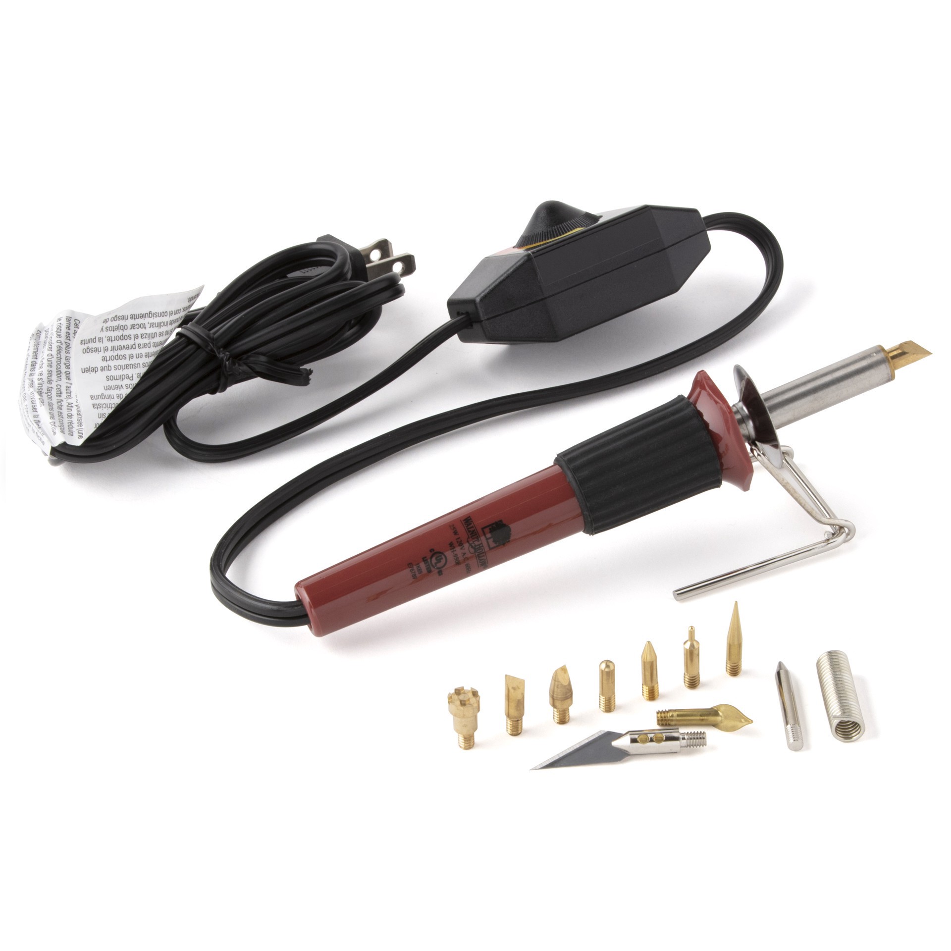 slide 5 of 6, Walnut Hollow Creative Versa-Tool, heats to 950° f