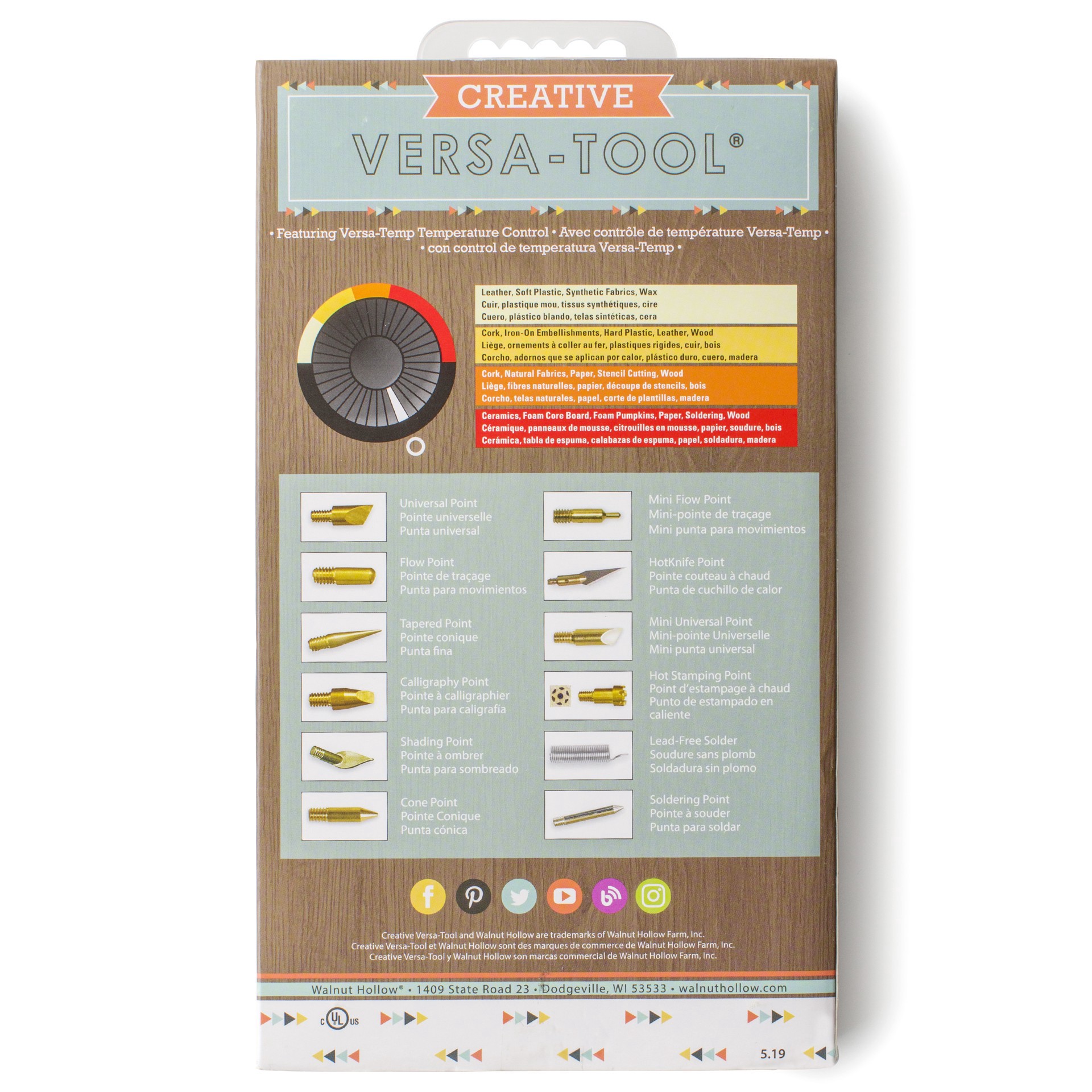 slide 2 of 6, Walnut Hollow Creative Versa-Tool, heats to 950° f