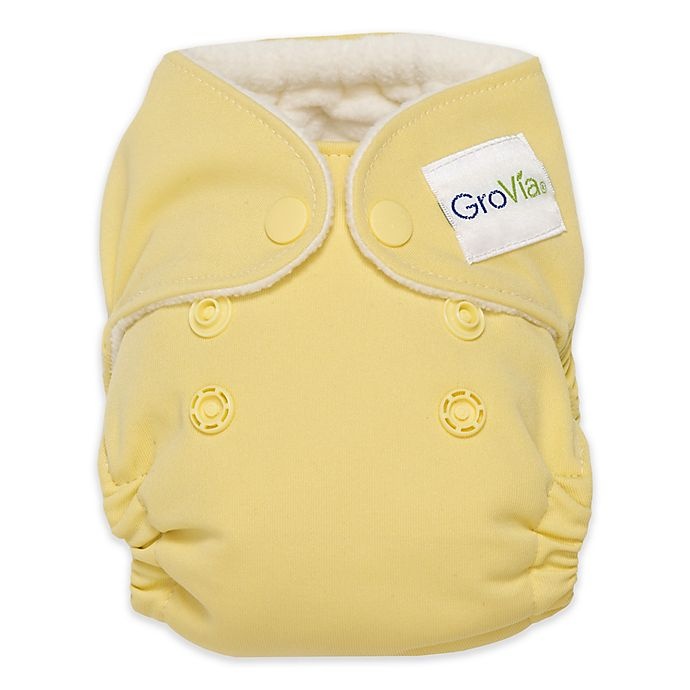 slide 1 of 1, GroVia Newborn All-in-One Cloth Diaper - Chiffon, 1 ct