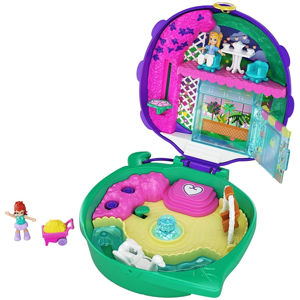 slide 1 of 1, Polly Pocket Pocket World Lil' Ladybug Garden Compact Playset, 1 ct