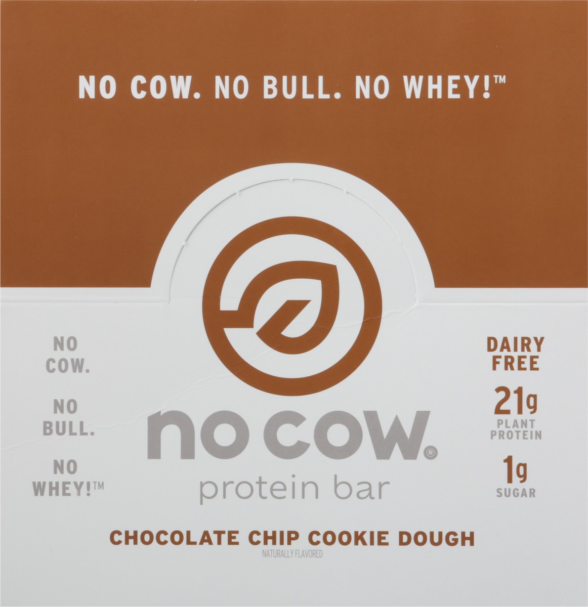 slide 6 of 14, No Cow Chocolate Chip Cookie Dough Protein Bar 12-2.12 oz Bars, 12 ct