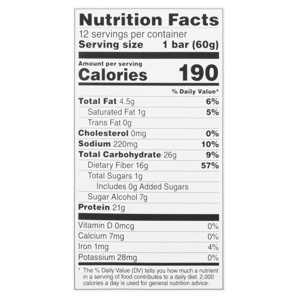 slide 10 of 14, No Cow Chocolate Chip Cookie Dough Protein Bar 12-2.12 oz Bars, 12 ct