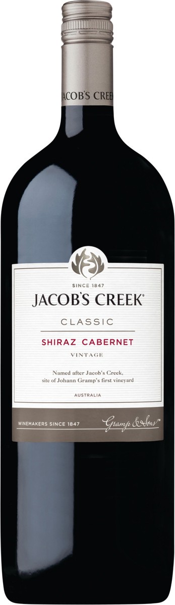 slide 2 of 3, Jacob's Creek Shiraz/Cabernet, 1.5 liter