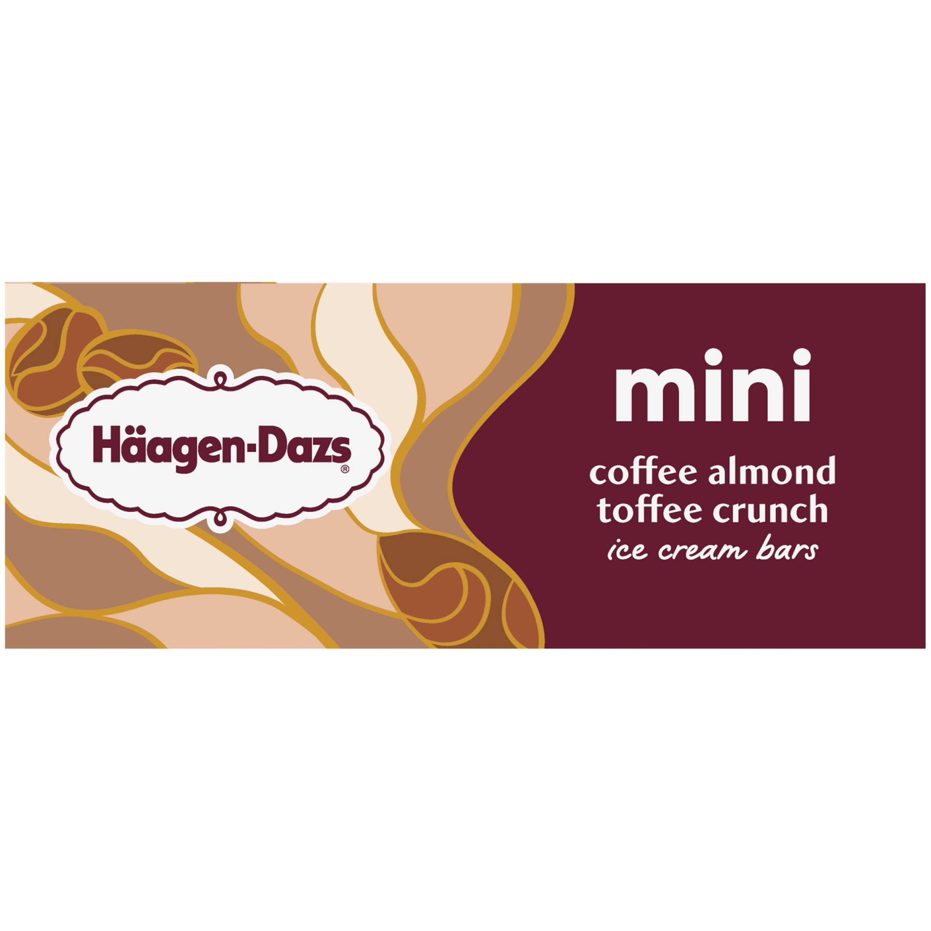 slide 5 of 7, Haagen-Dazs Mini Coffee Almond Toffee Crunch Ice Cream Bars, 6 ct; 1.85 fl oz