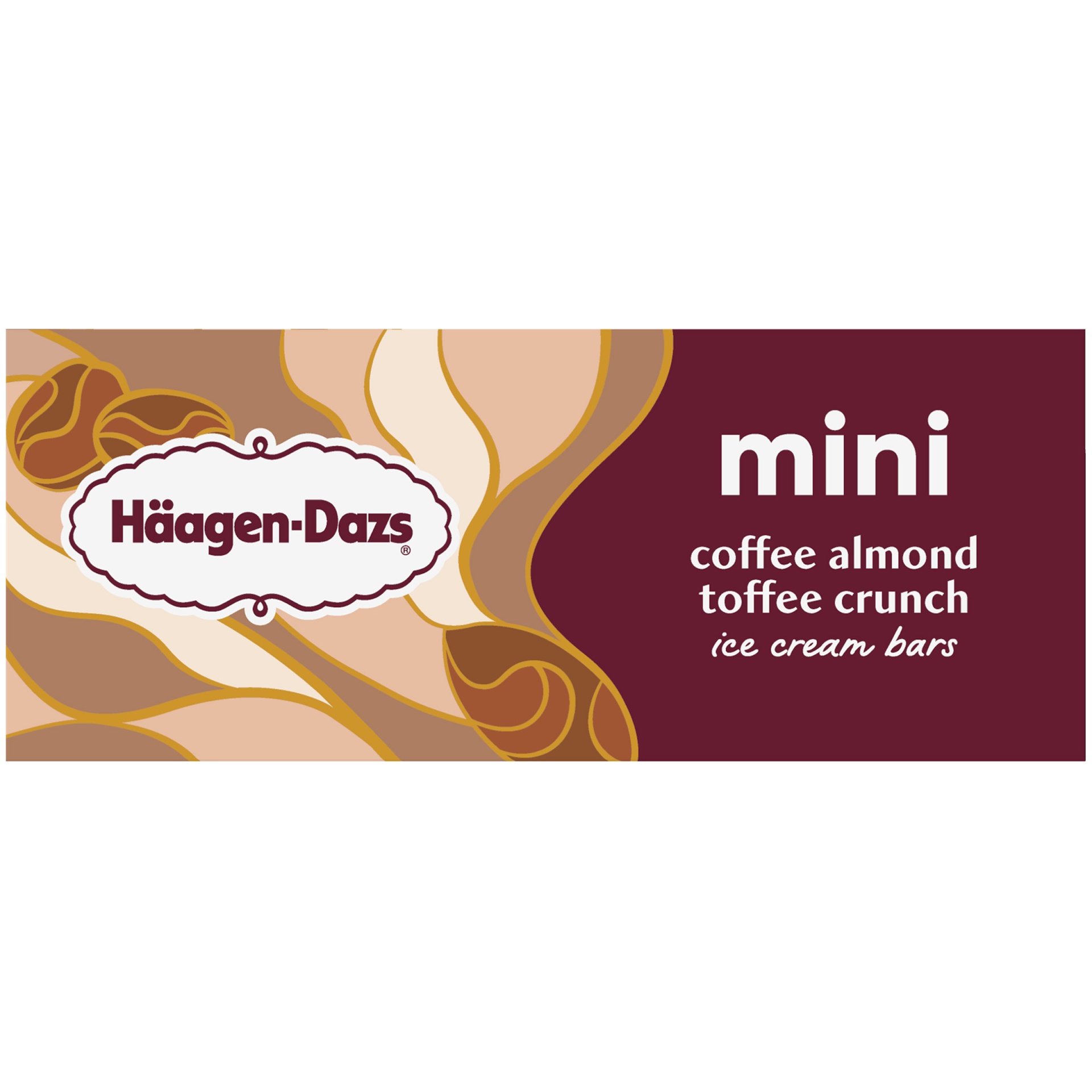 slide 6 of 7, Haagen-Dazs Mini Coffee Almond Toffee Crunch Ice Cream Bars, 6 ct; 1.85 fl oz