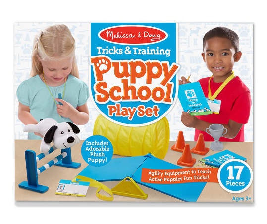 slide 1 of 1, Melissa & Doug Tricks & Training Puppy School Play Set, 1 ct
