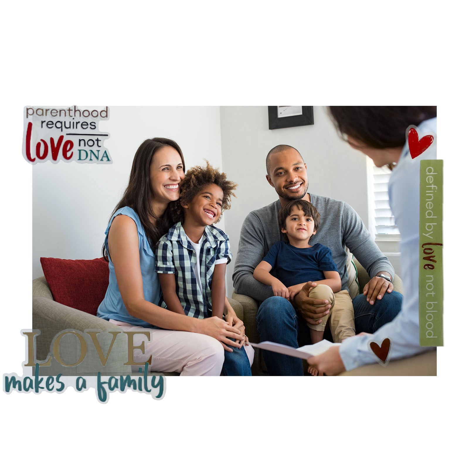 slide 3 of 4, Baby Adoption Stickers By Recollections, 3.875 in x 6.875 in