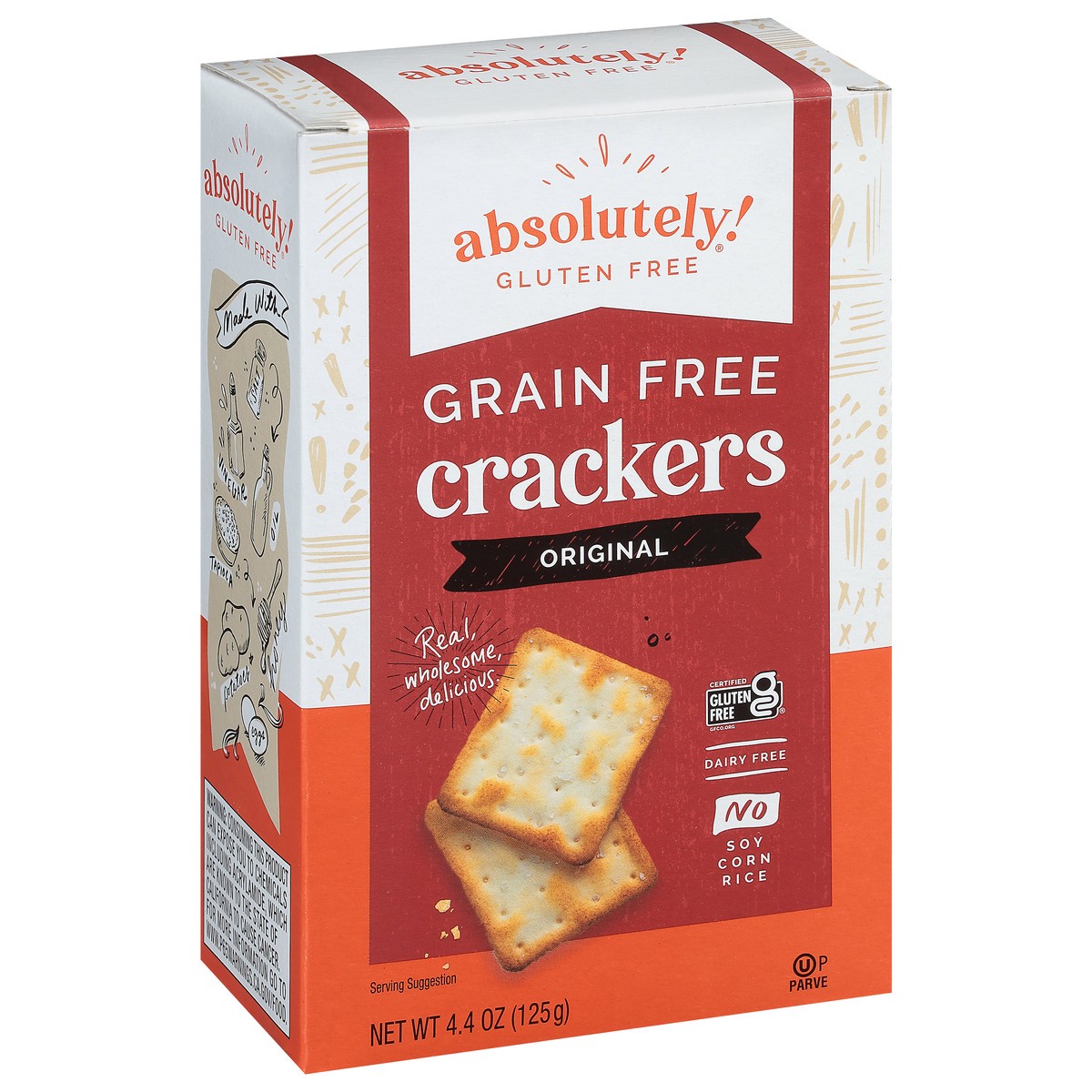 slide 10 of 13, Absolutely Gluten Free Absolutely!® gluten free crackers, original, 4.4 oz