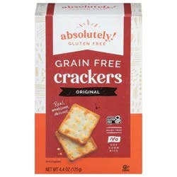 Absolutely! Gluten Free Grain Free Original Crackers 4.4 oz