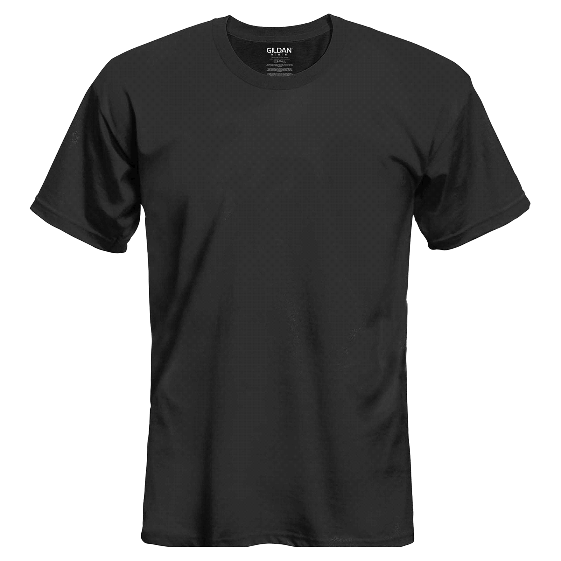 slide 1 of 1, Gildan Adult Short Sleeve T Crew Black Small, 1 ct