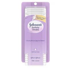 Johnson's Baby Safety Ear Swabs Made With Non-bleached Cotton 185 Ct - 185 CT