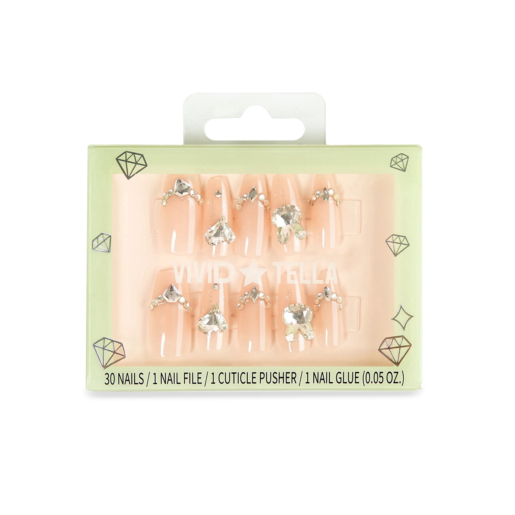 slide 1 of 1, Vivid Tella Nails - Princess, 1 ct