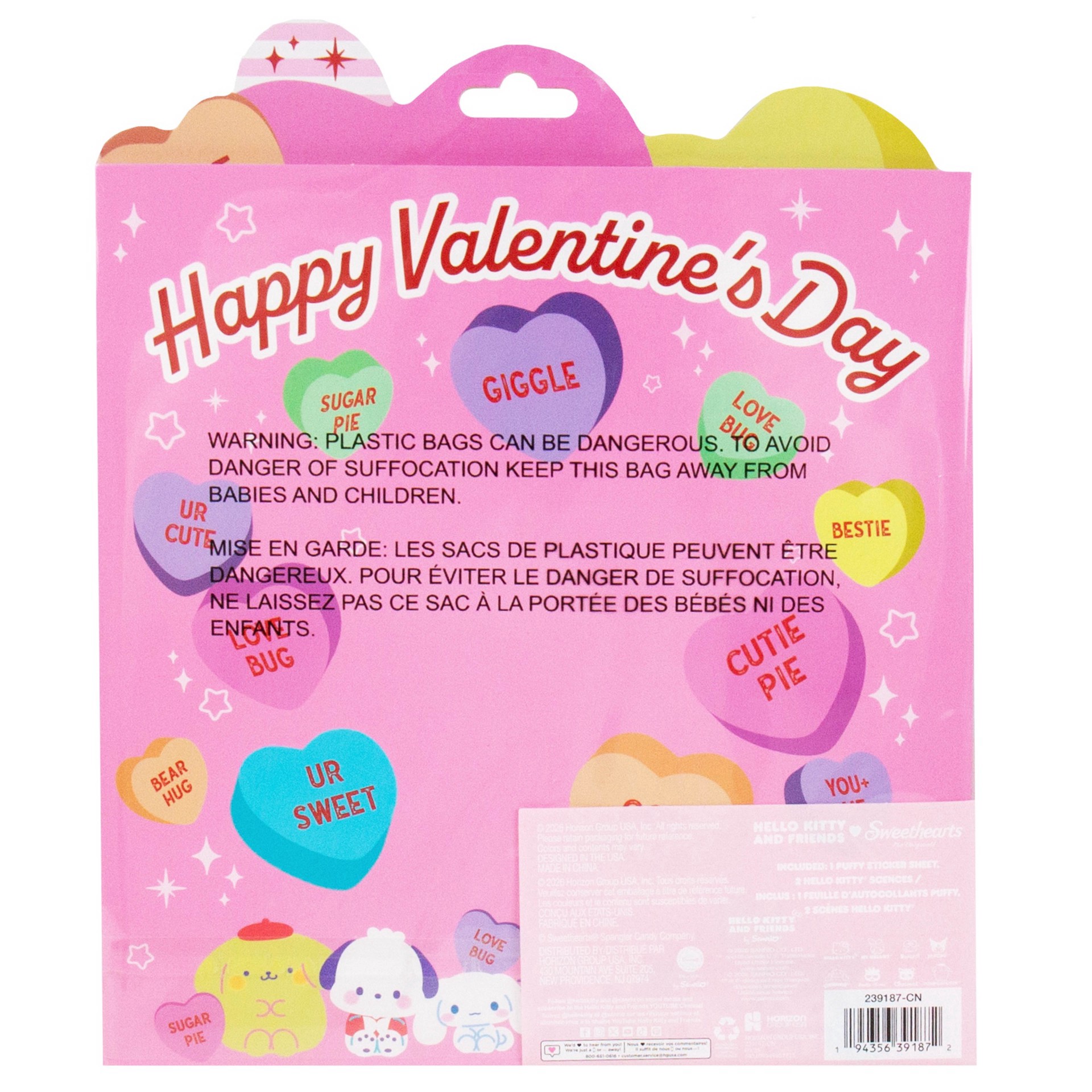 slide 2 of 5, Hello Kitty & Friends X Sweethearts Puffy Sticker Playset, 2 hello kitty play scenes