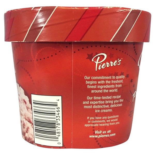 slide 5 of 9, Pierre's Pierres Strawberry Ice Cream, 48 fl oz