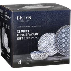 Brooklyn Steel Co. Mediterranean Collection Stoneware Dinnerware Set