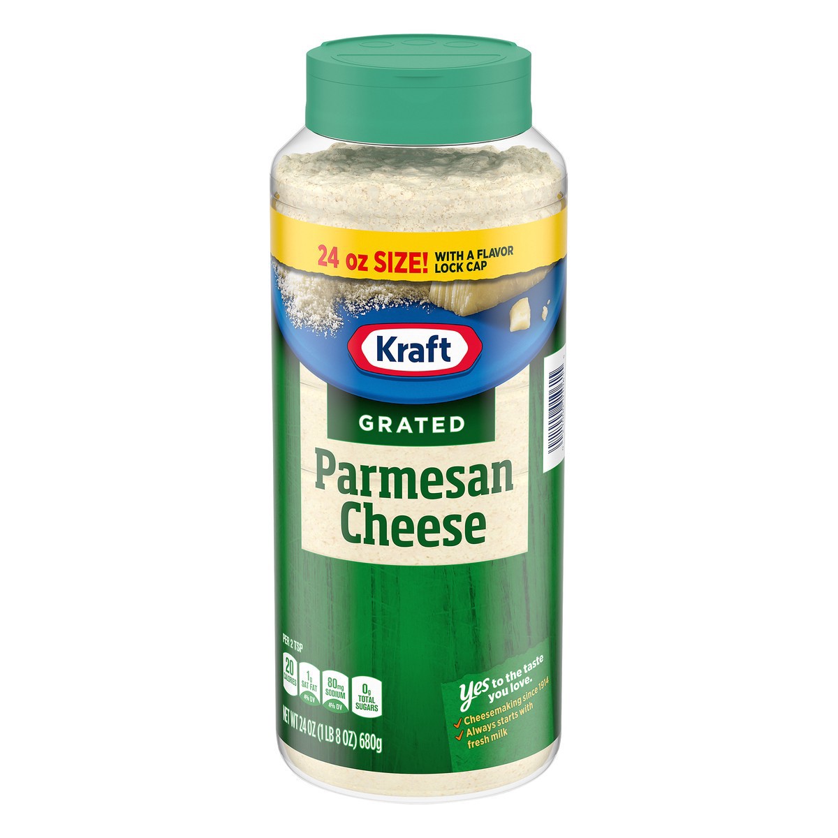 slide 1 of 6, Kraft Parmesan Grated Cheese, 24 oz Shaker, 24 oz