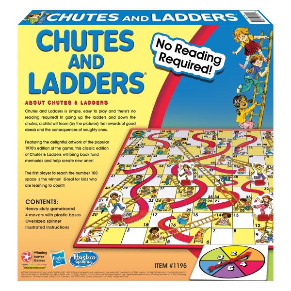 slide 2 of 3, Winning Moves Classic Chutes And Ladders Game, 1 ct