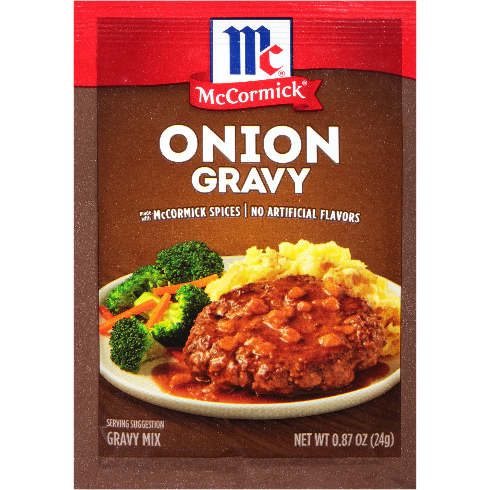 slide 1 of 7, McCormick Gravy Mix - Onion, 0.87 oz