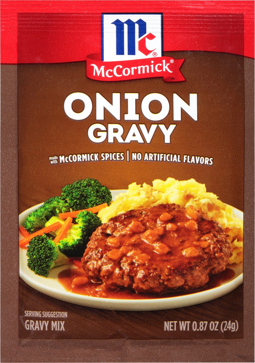 slide 1 of 10, McCormick Gravy Mix - Onion, 0.87 oz