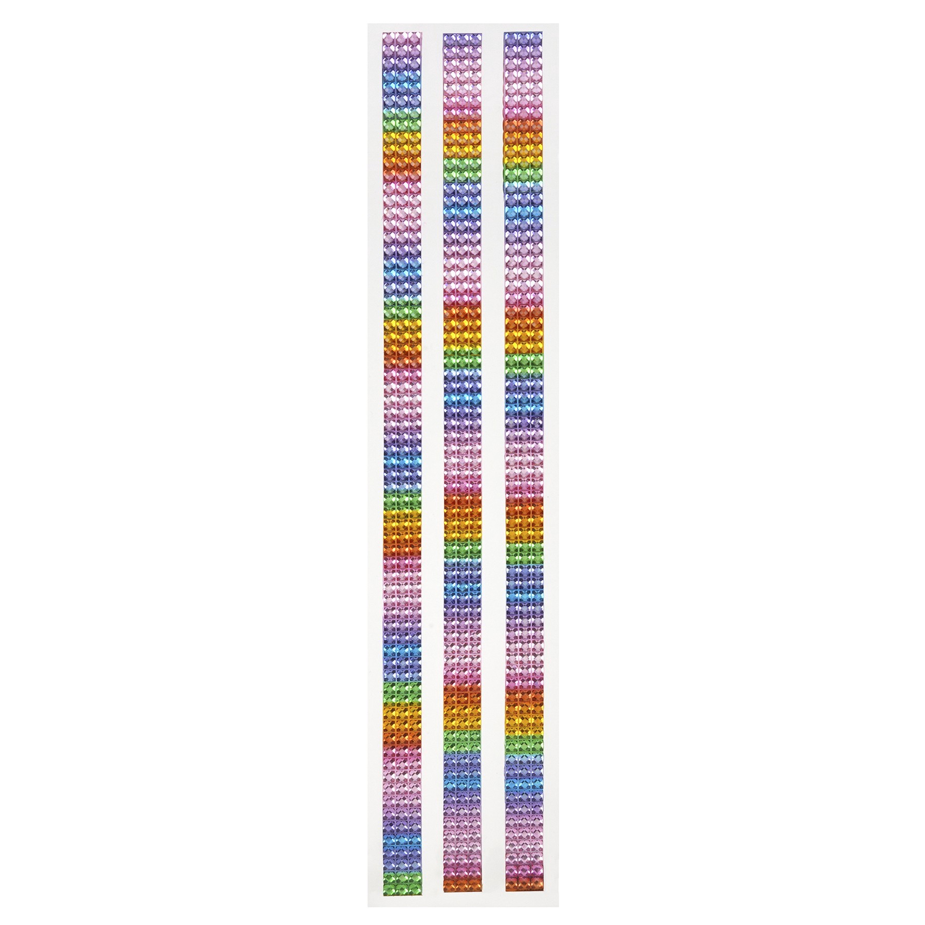 slide 3 of 6, Rainbow Border Bling Stickers By Recollections, 12 in x 0.5 in