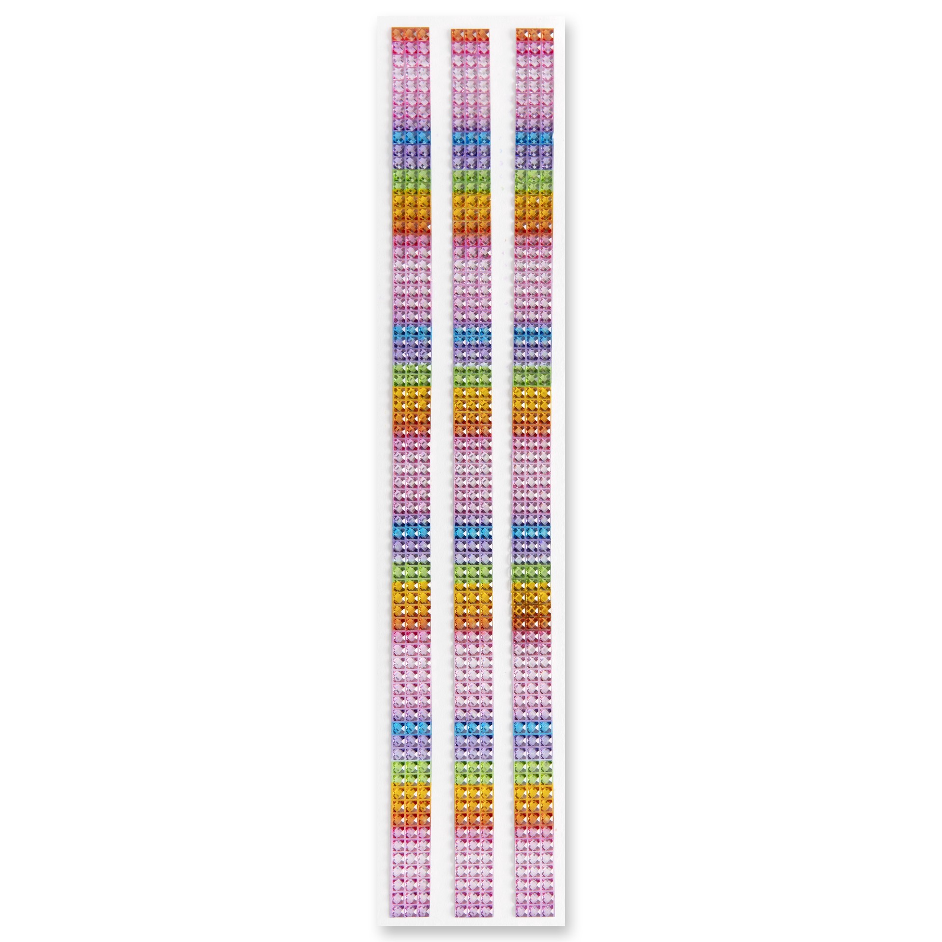 slide 2 of 6, Rainbow Border Bling Stickers By Recollections, 12 in x 0.5 in