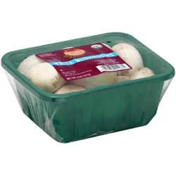 Nature's Basket Natures Basket Mushrooms, White, Organic