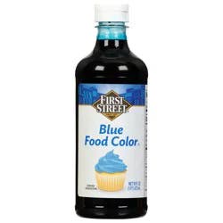 First Street Blue Food Color