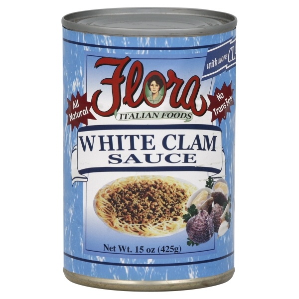 slide 1 of 1, Flora Fine Foods White Clam Sauce, 15 oz