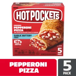 Hot Pockets Pepperoni Pizza Frozen Sandwiches